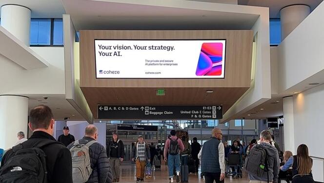 舊金山機場廣告